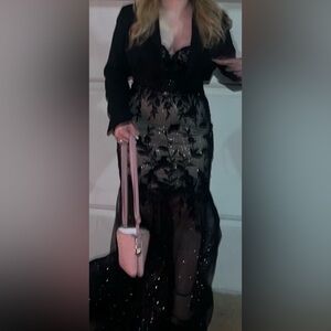 Elegant Black prom dress